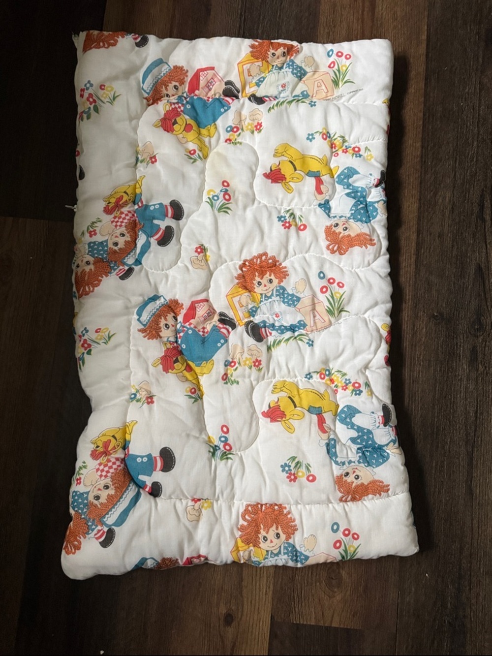 Raggedy Ann vintage child sleeping bag